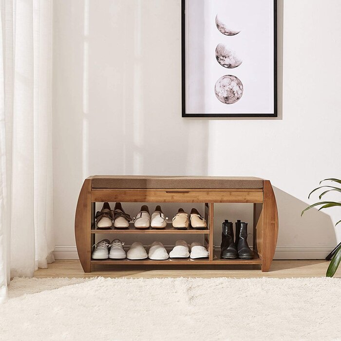 Loon Peak® 7 Pair Shoe Storage Bench & Reviews | Wayfair